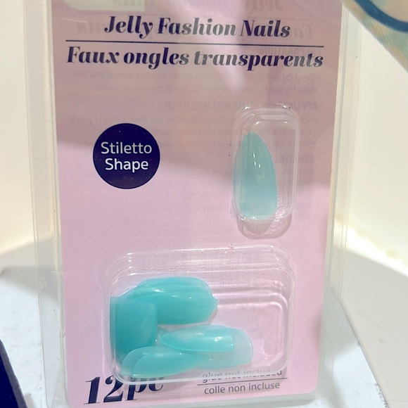 Coach Card/ID Holder LN with Coach Matching SCARF BAND , Nails 2Rings & Earrings - Picture 9 of 10